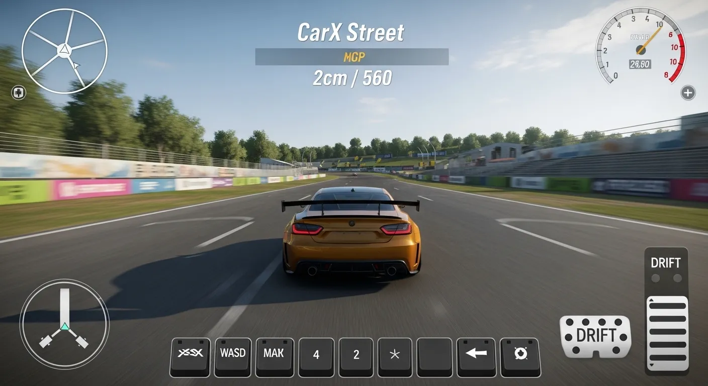 CarX Street PC Keyboard Controls and Key Mapping Guide