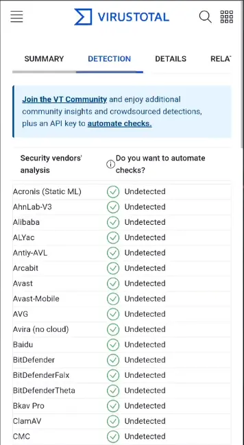 CarX Street iOS IPA Secure and Malware Free VirusTotal Scan