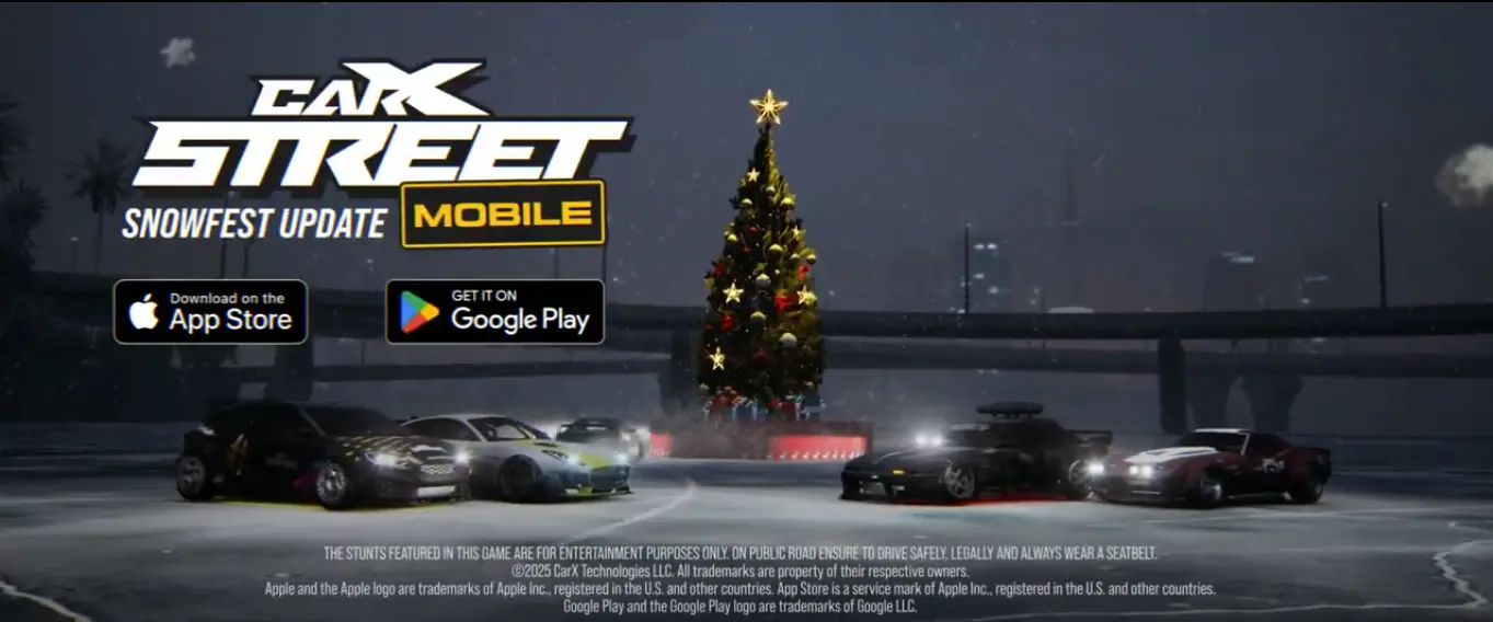 CarX Street v1.16.0 Snowfest Update Gameplay on iPad Pro