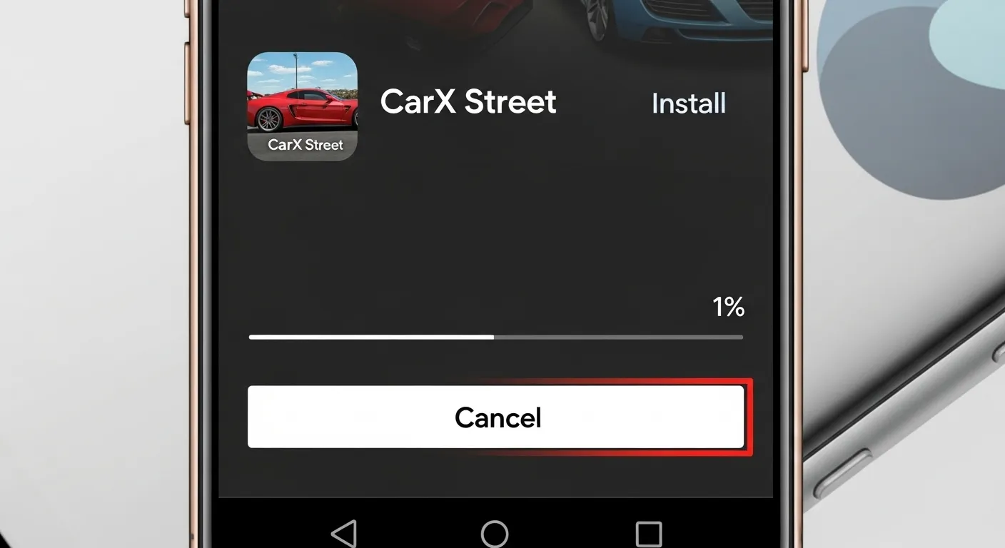 CarX Street Play Store Download Cancel Trick for OBB Fix