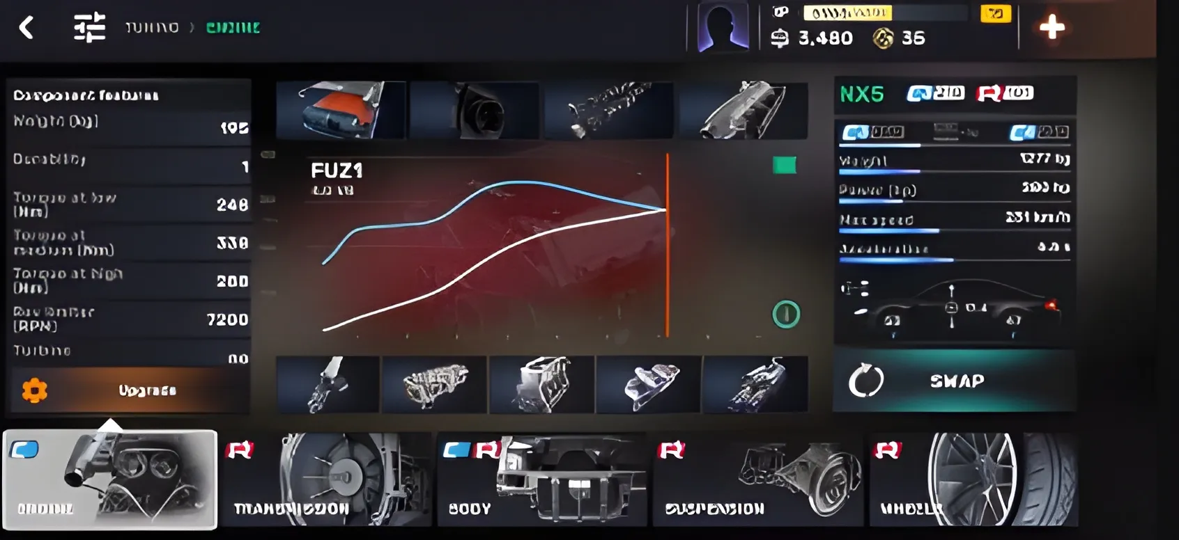 CarX Street Engine Bay Swap V8 vs I6 Turbo 2026